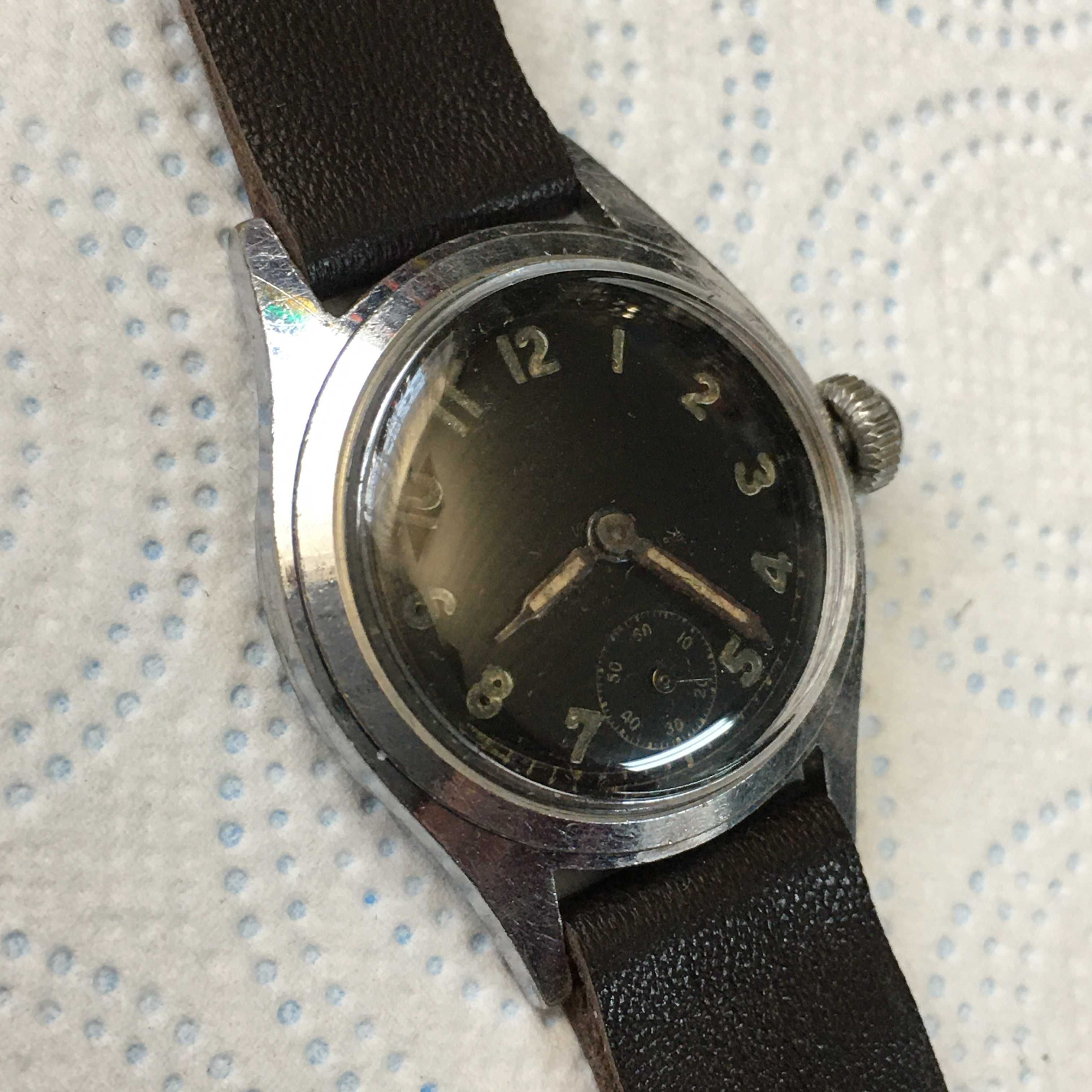 Męski zegarek vintage MONARCH De Luxe 17j sprawny bez serwisu