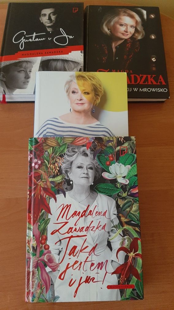 Zestaw książek biografie Magdaleny Zawadzkiej