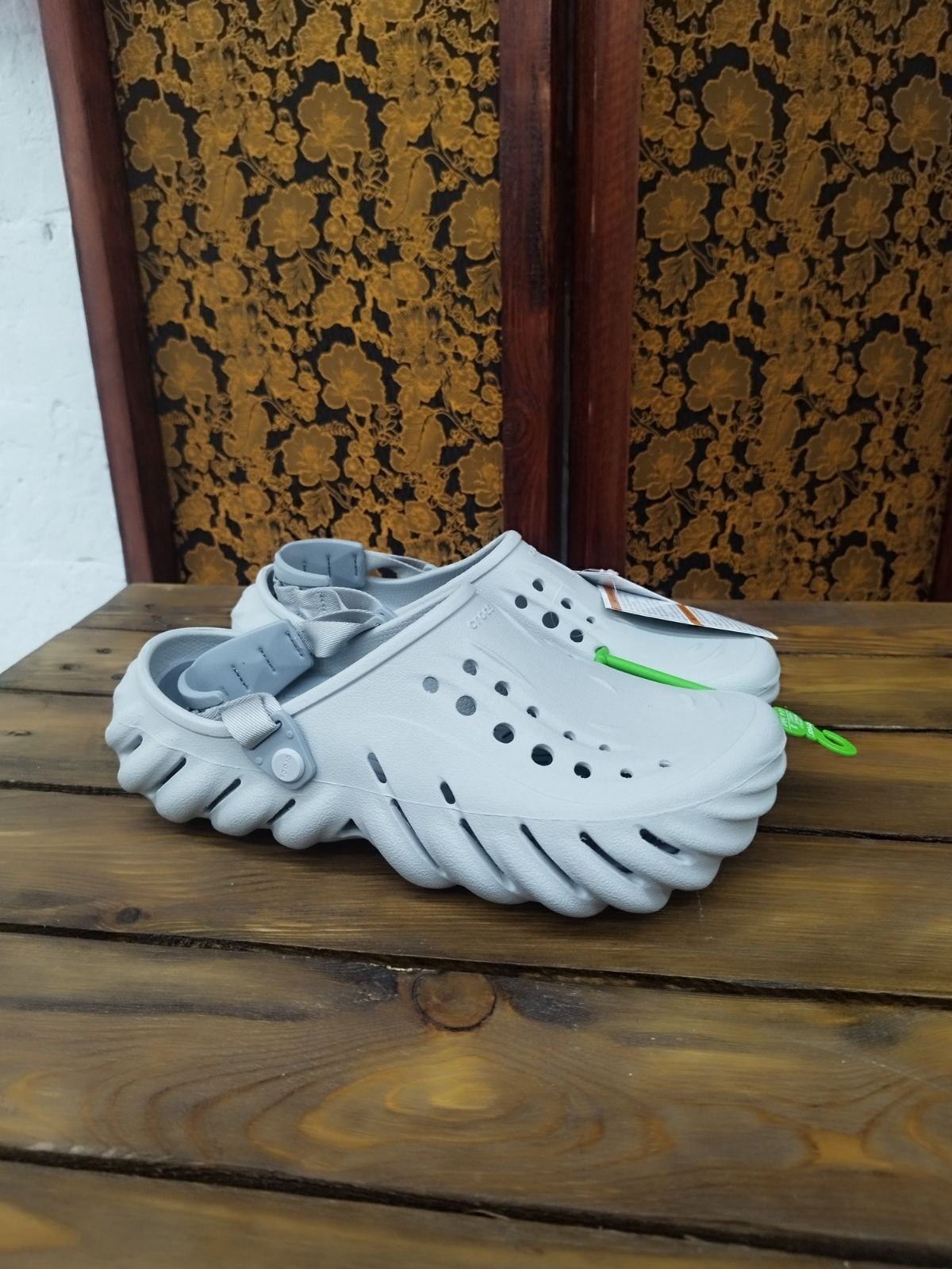 Оригинальные Кроксы. Crocs Salehe. Крокс Echo Wave. Тапочки, шлепки.