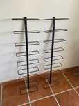 Porta-vinhos em metal