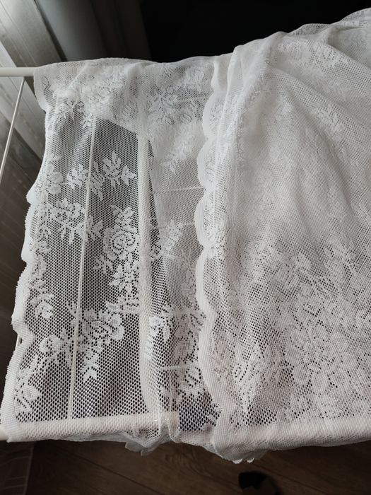 Firanki Ikea Alvine Spets 3 sztuki wysokość 255 cm