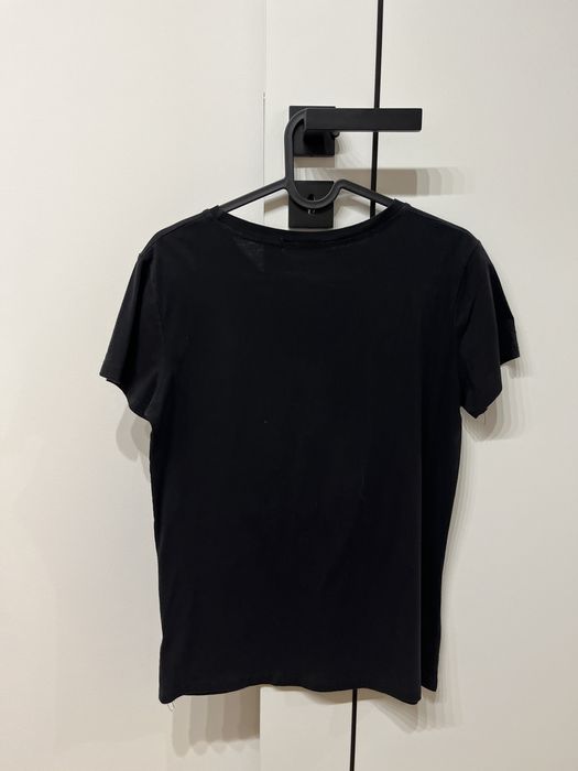 T-shirt czarny z misiem