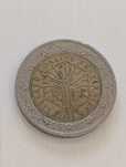 Moeda 2€ francesa 2001 com defeito