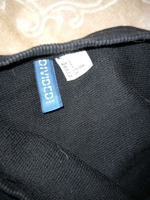 Sweat preta de cinta longa