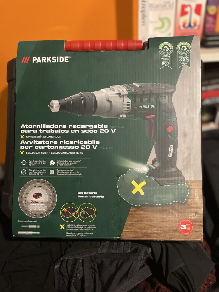 Ponteiras para Aparafusadora de Pladur Parkside -x20