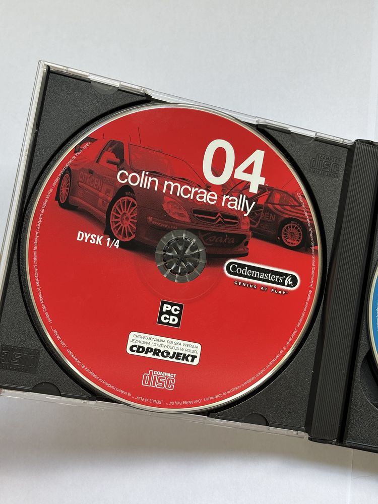 Colin McRae Rally 04 – wyścigi rajdowe, PC CD, PL wersja, 2004, klasyk