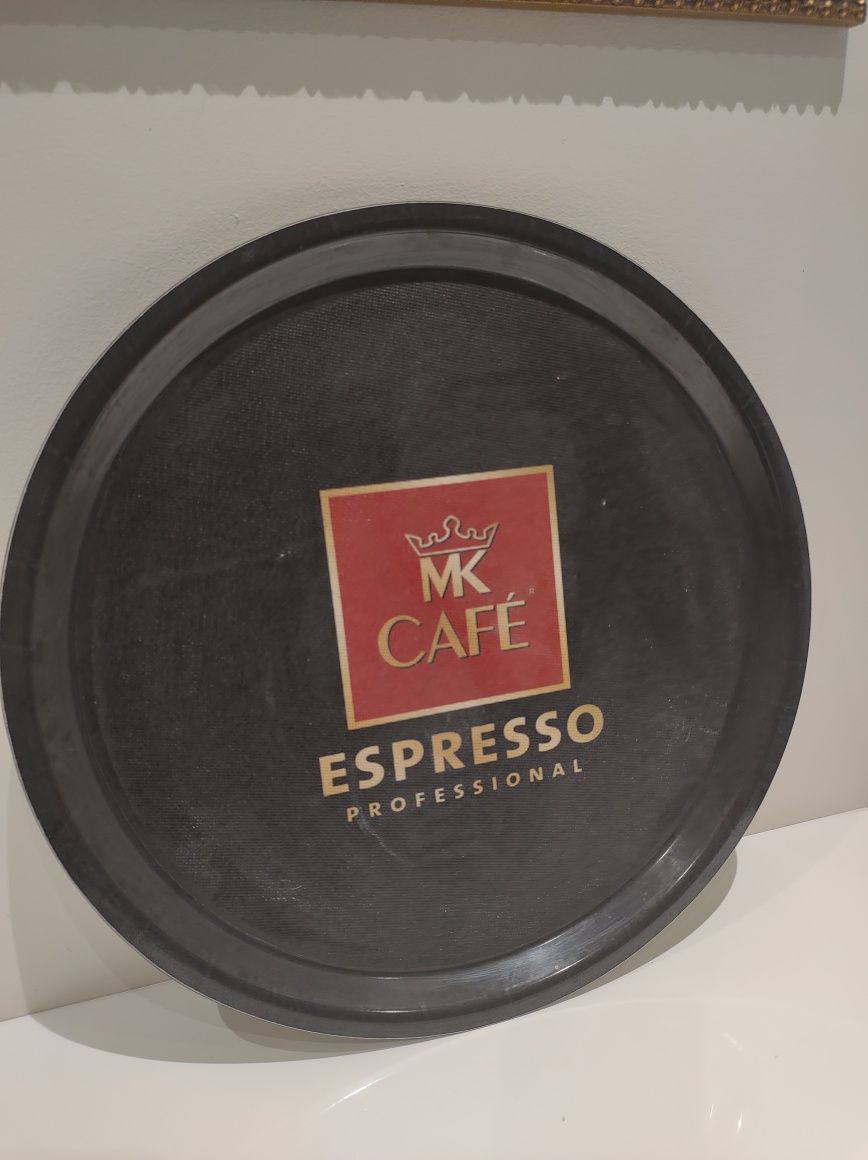 MK Café czarna taca 38 cm Espresso Professional
