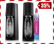 SATURATOR Sodastream Terra Czarny Do Wody Gazowanej Butelka WYPRZEDAŻ