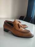 Nowe Mokasyny Luciano Partelli 14Y0705 tan finisaj
