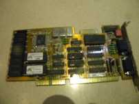 zabytkowa karta graficzna OAK OTI037C ISA 16bit VGA 512kb