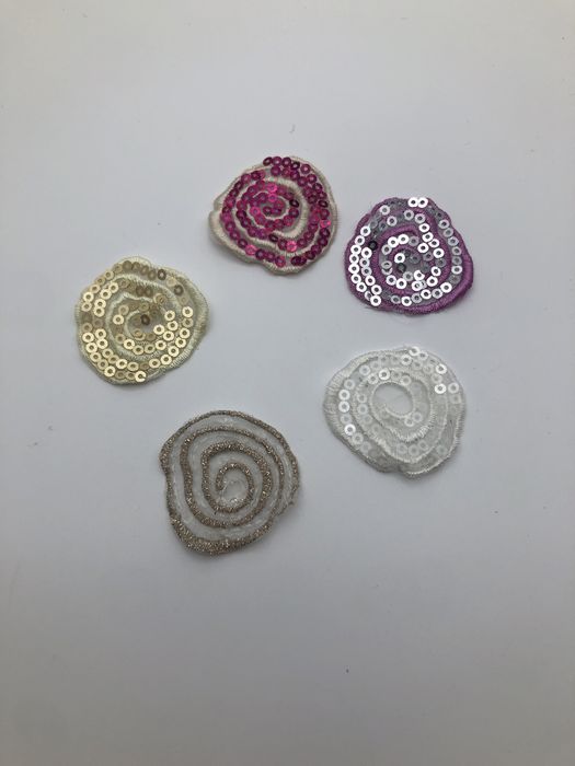 Aplikacja/naszywka zestaw 5 szt mix