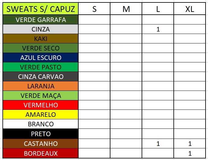 Roupa lisa para estampar ( Hoodies , Tshirts , Sweats )