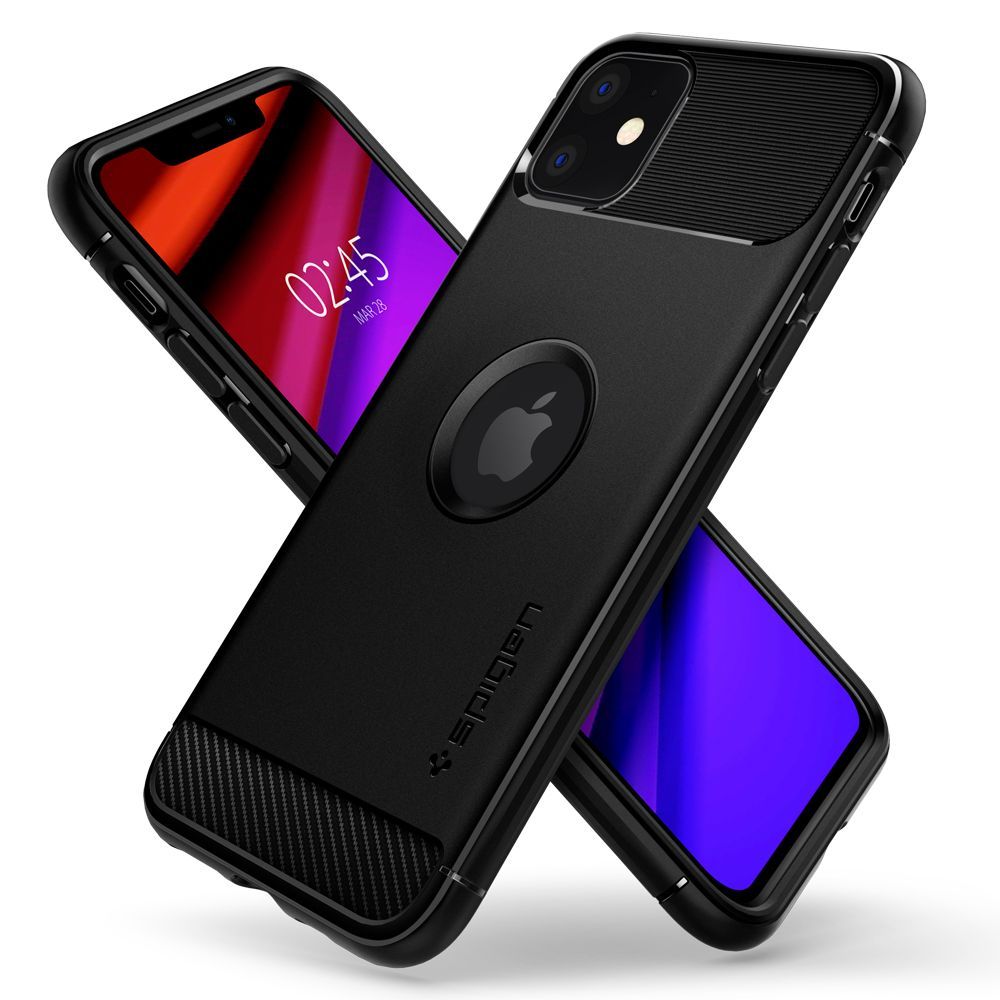 Etui Case Spigen Rugged Armor Do Iphone 11 Matte Black