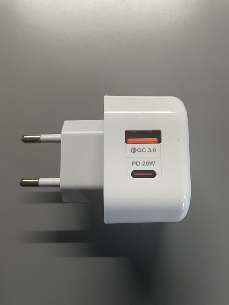 Szybka ładowarka 20w - USB typ C dla iPhone, Samsung