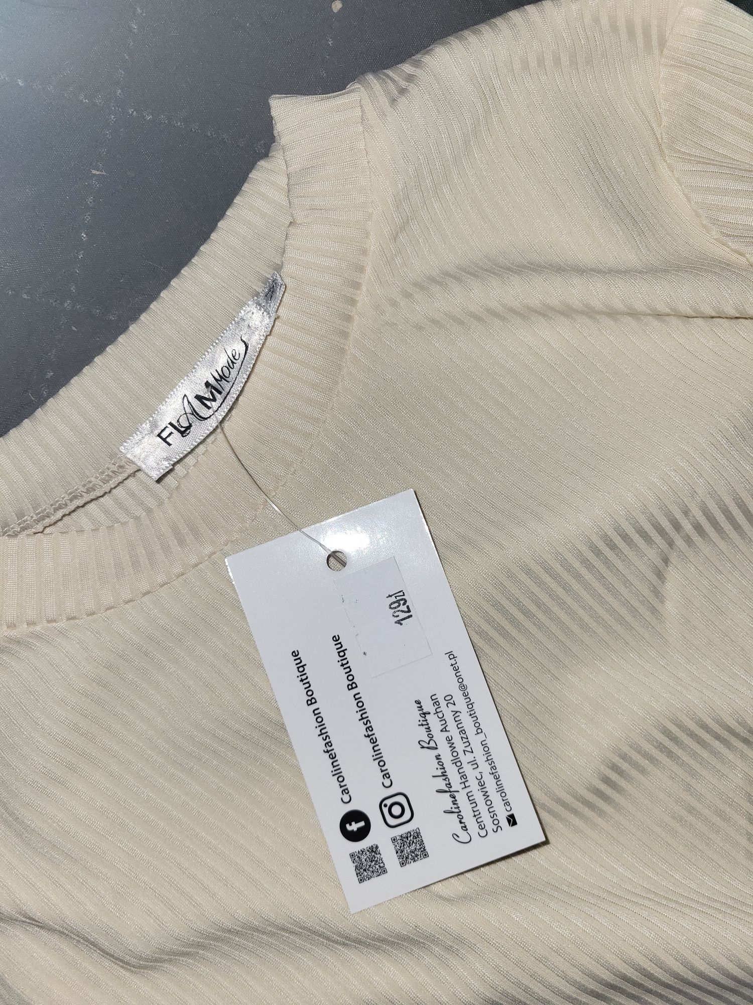 Crop top M prazki
