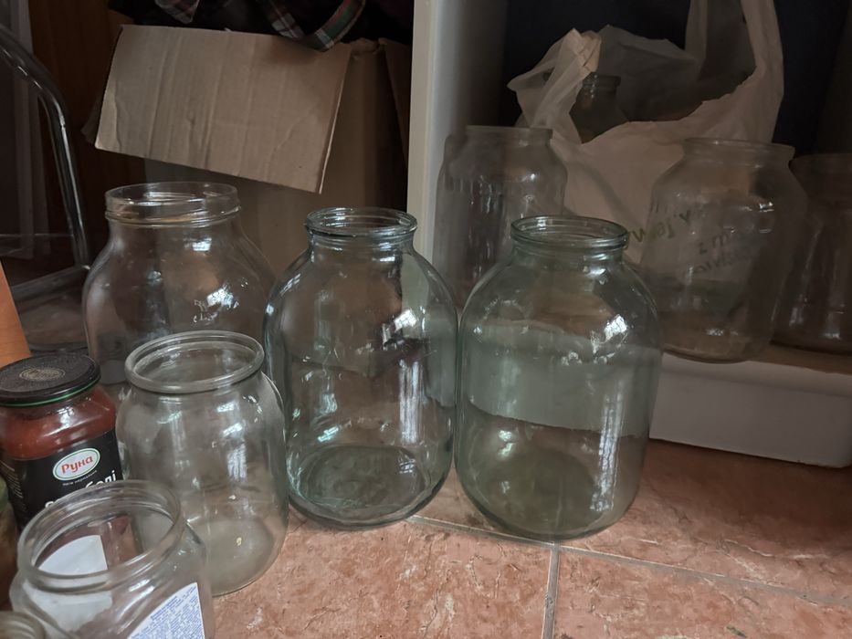 Банки для консервування Скляний 3 , 1 литр