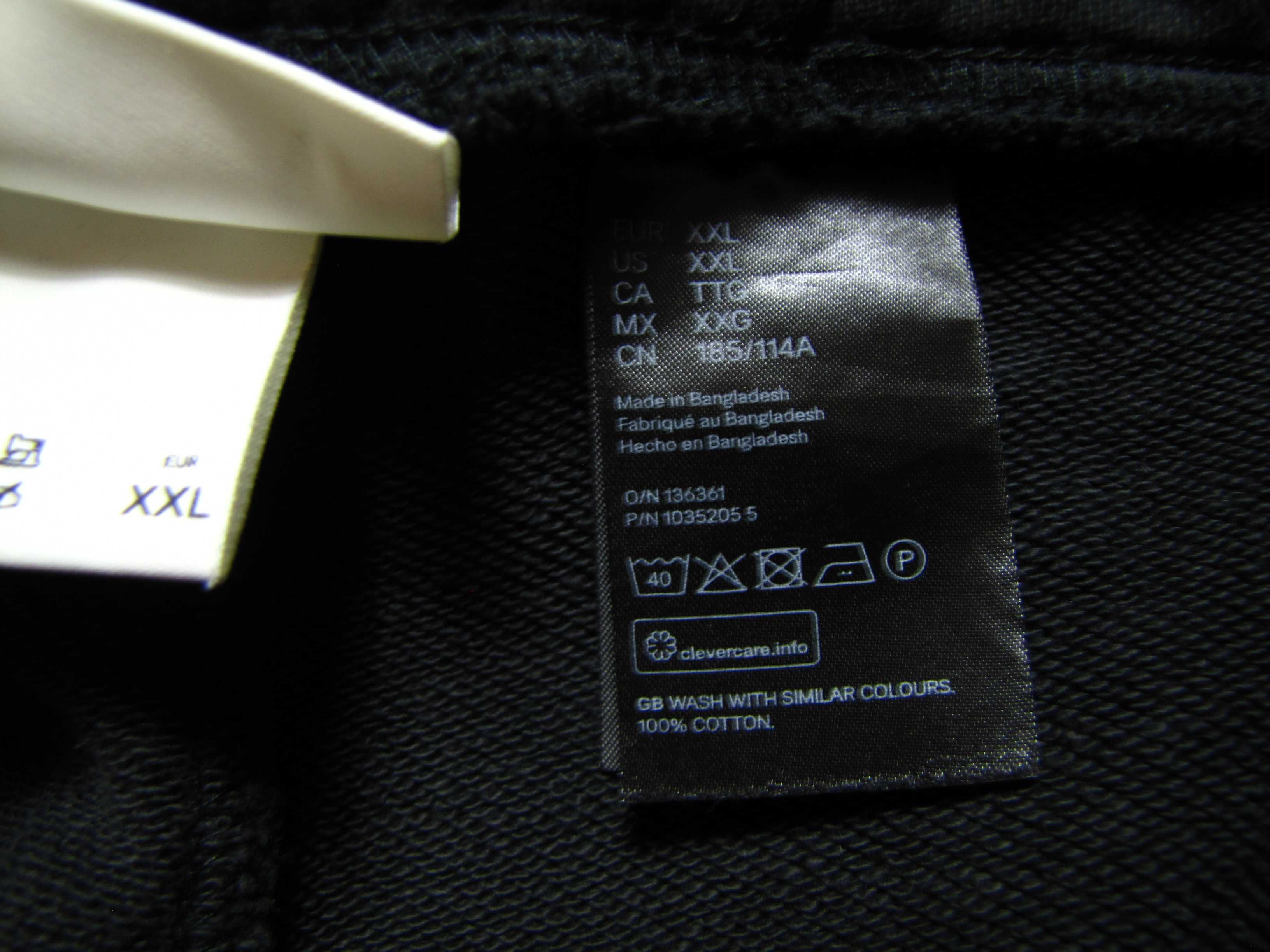 Spodnie dresowe bawełniane męskie H&M XXL