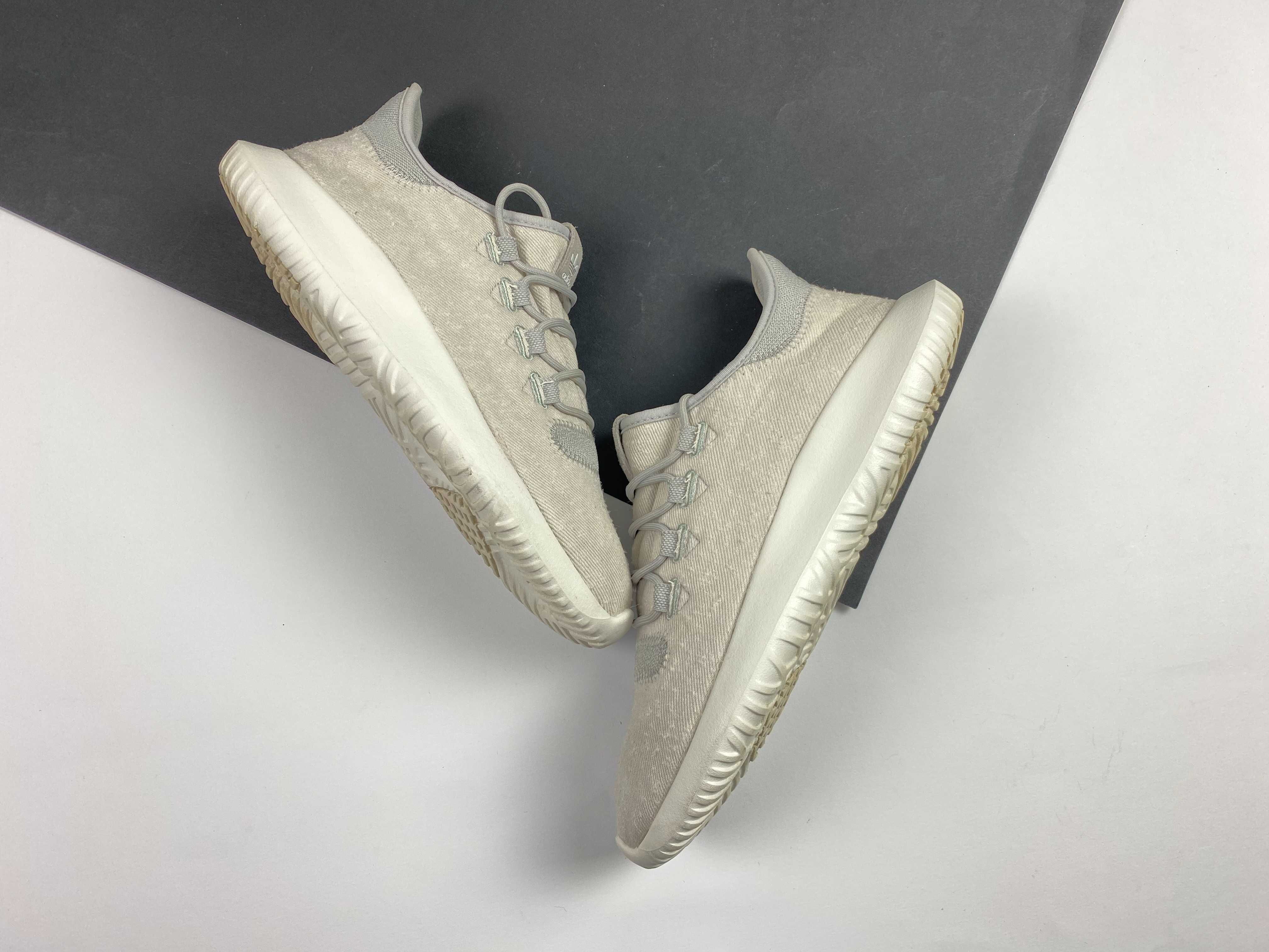 Кроссовки adidas Tubular Shadow Grey Two Original светлые 42р