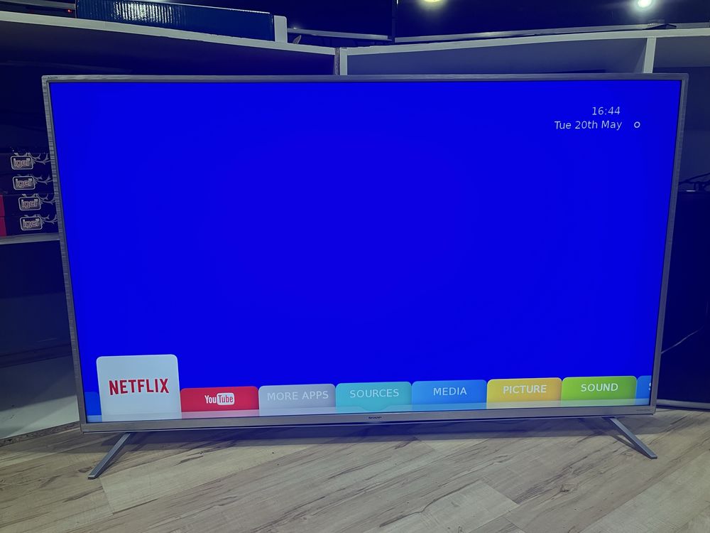 Телевізор sharp 55 дюймів смарт 60гц з саббуфером