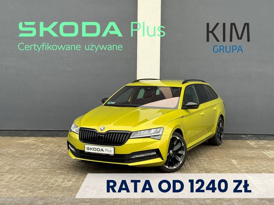 Skoda Superb FV VAT M Serwis ASO Bezwypadkowy Czujniki parkowania Gwarancja