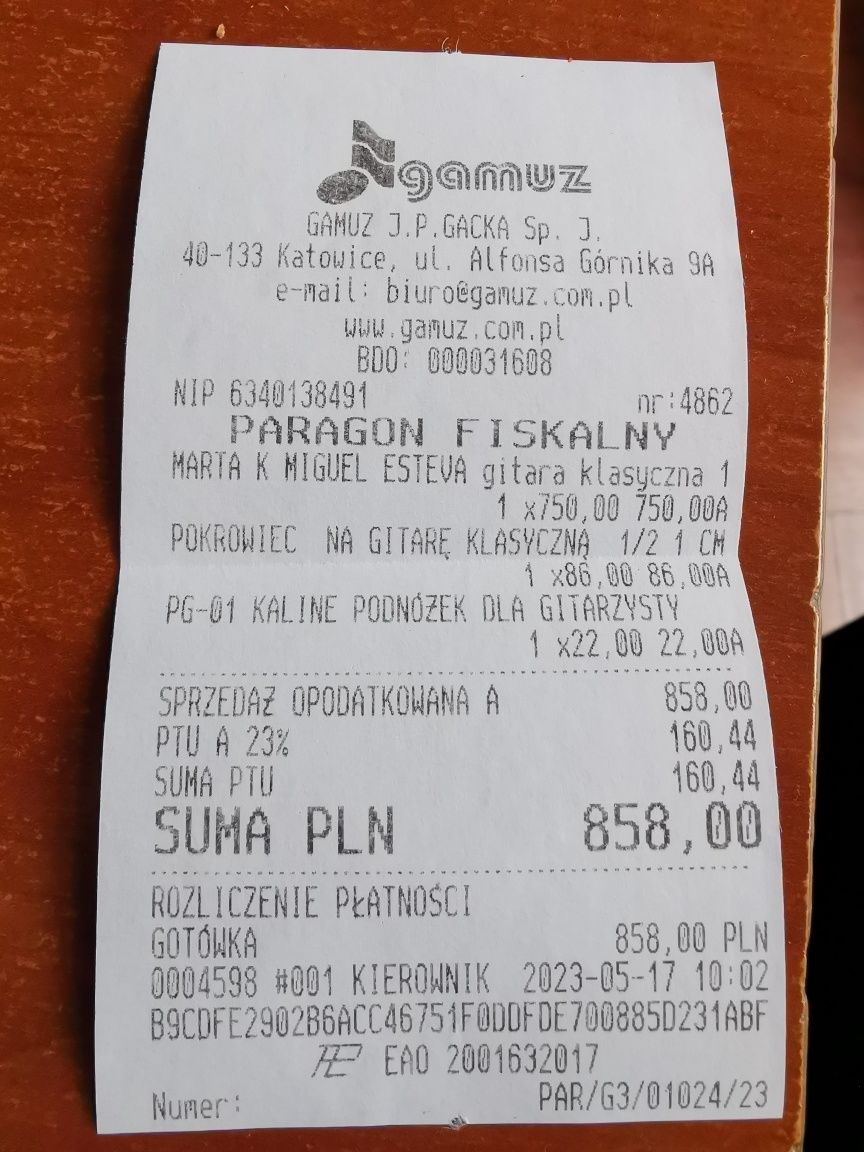 Gitara klasyczna Miguel Esteva Marta 1/2