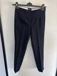 Granatowe eleganvkie spodnie welna w kant uniwersalne j.crew
