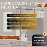 pladur gesso cartonado ,Pintor profissional , remodelação de ambiente