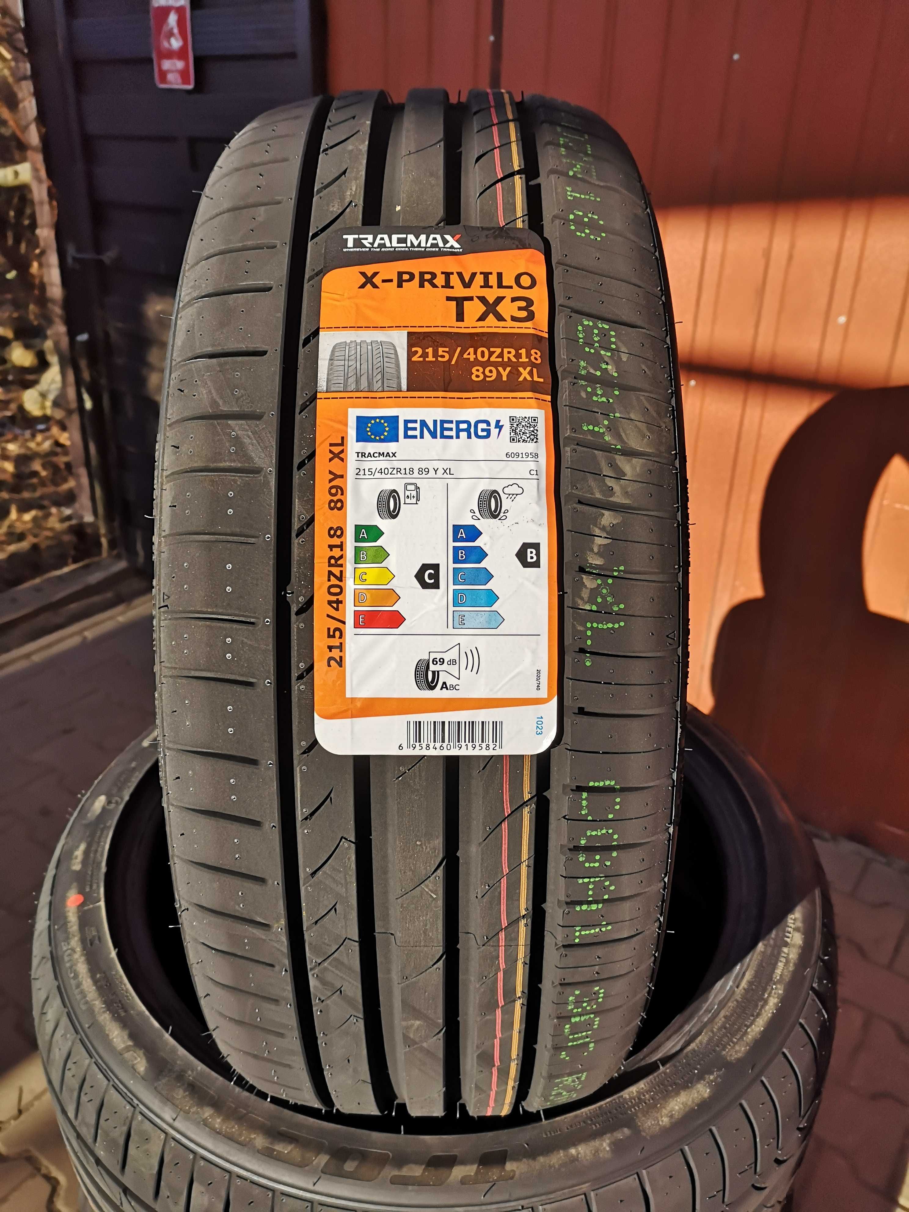 215/40 R18 89Y XL - Tracmax X-Privilo TX-3 (4 sztuki) NOWE