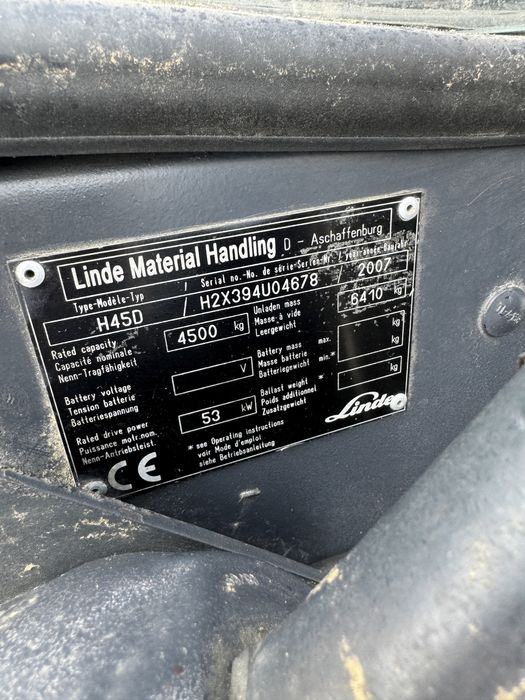 Навантажувач Linde H45D контейнерний