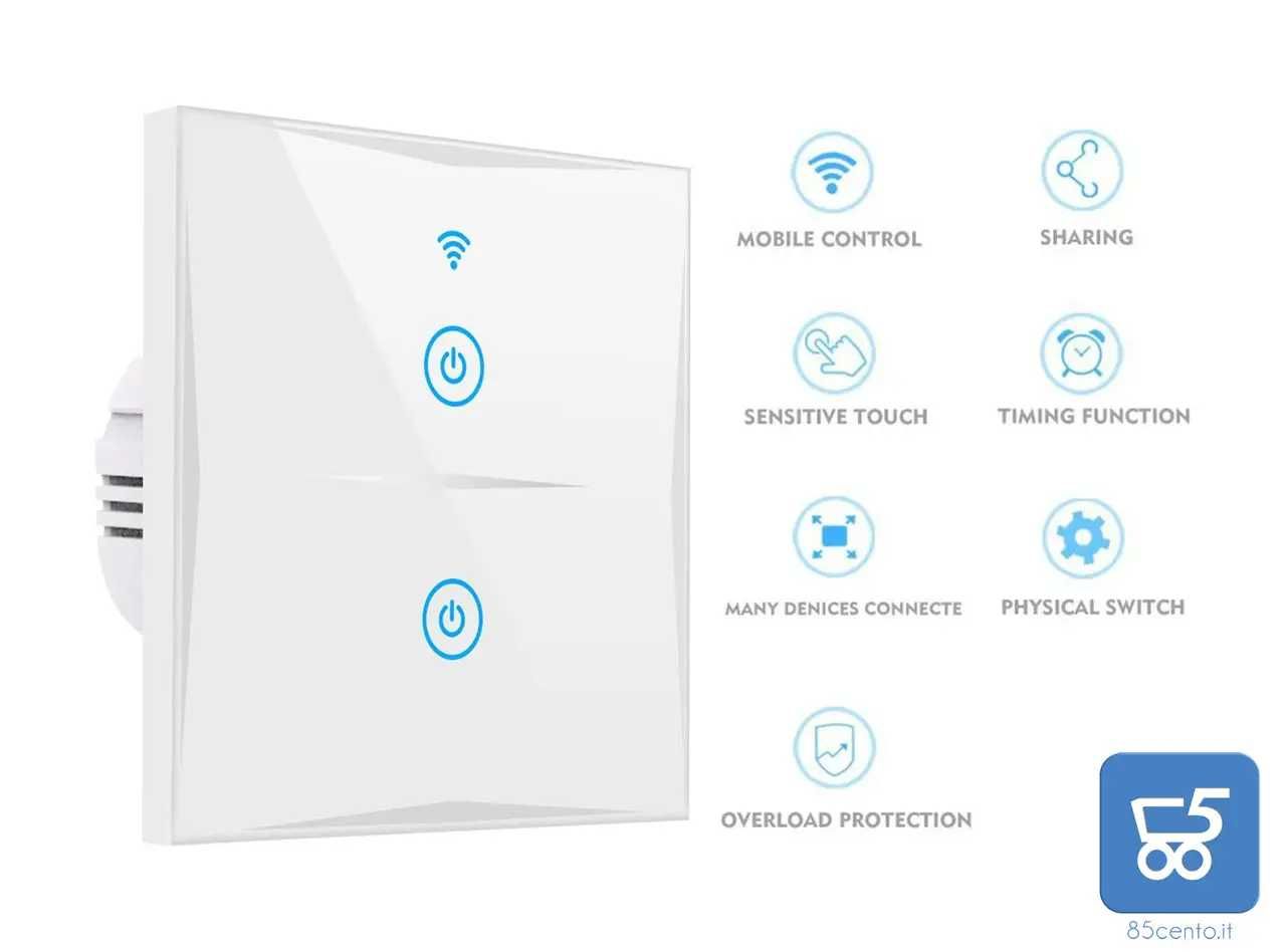 Сенсорний вимикач KS-601 Wi-Fi 2-way Switch