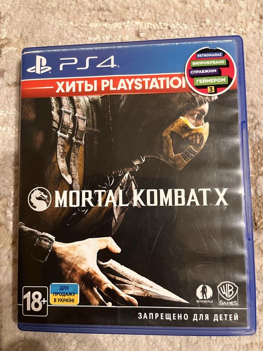 Гра Sony PlayStation 4 Mortal Kombat X  Б/У Хороший