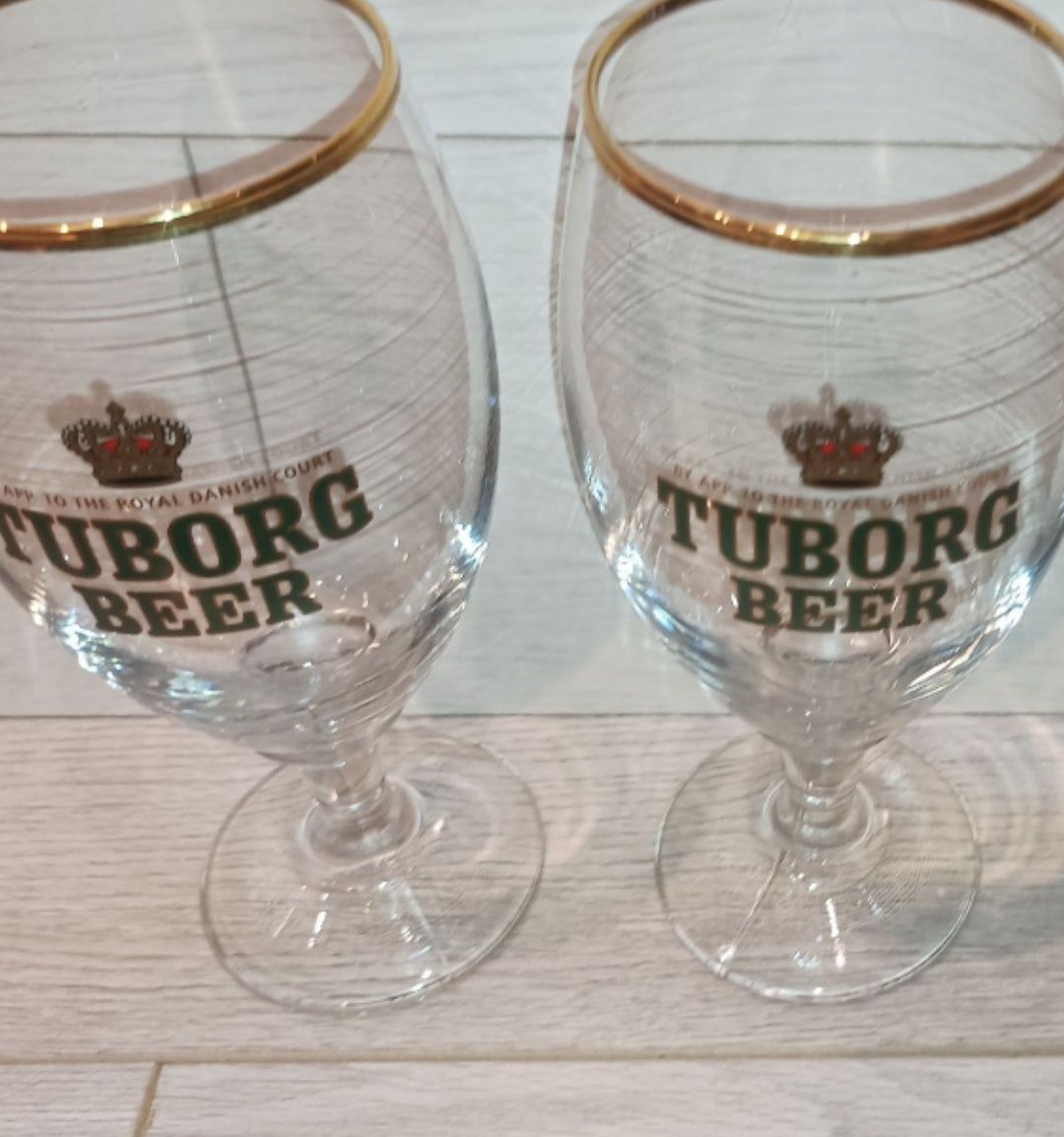 Бокалы Tuborg 0,6 L. Туборг. Пивные. 600 мл.