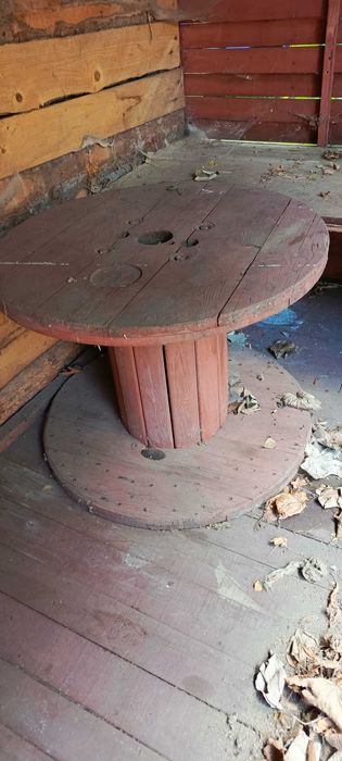 Szpula po kablach drewniana