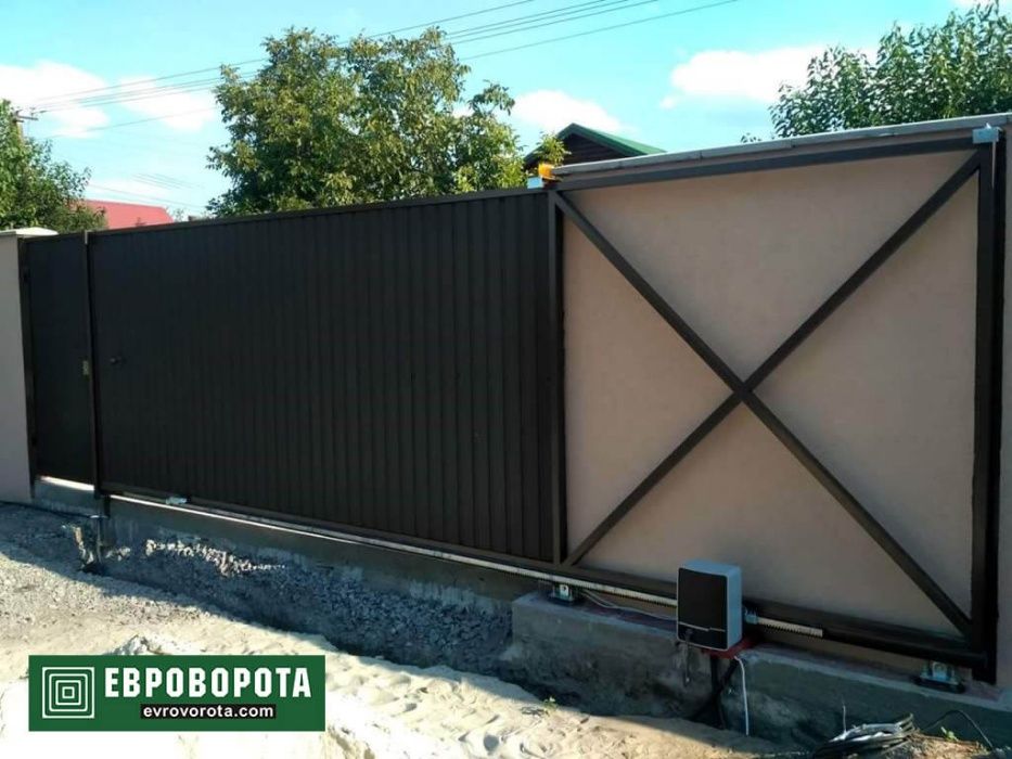 Распродажа склада! Откатные ворота под зашивку Цена 16000 грн!