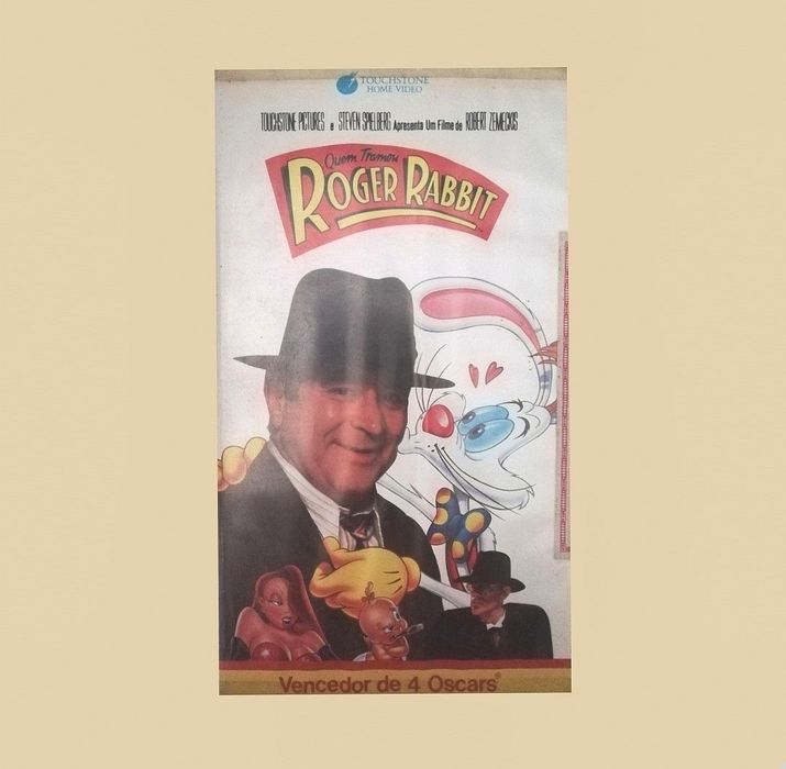 Filme "Quem tramou Roger Rabbit", em formato VHS original, 1988