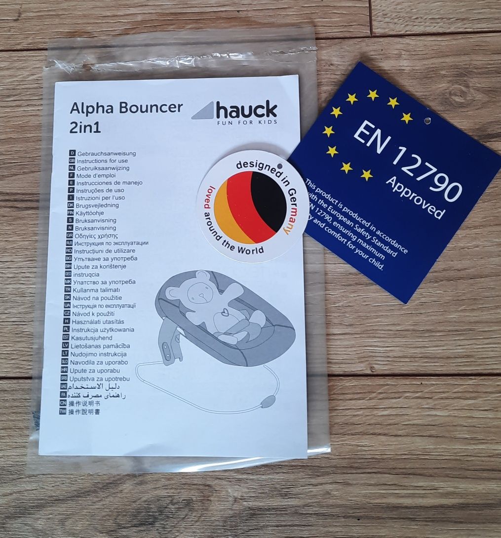 Leżaczek Bujaczek 2w1 Hauk Alpha