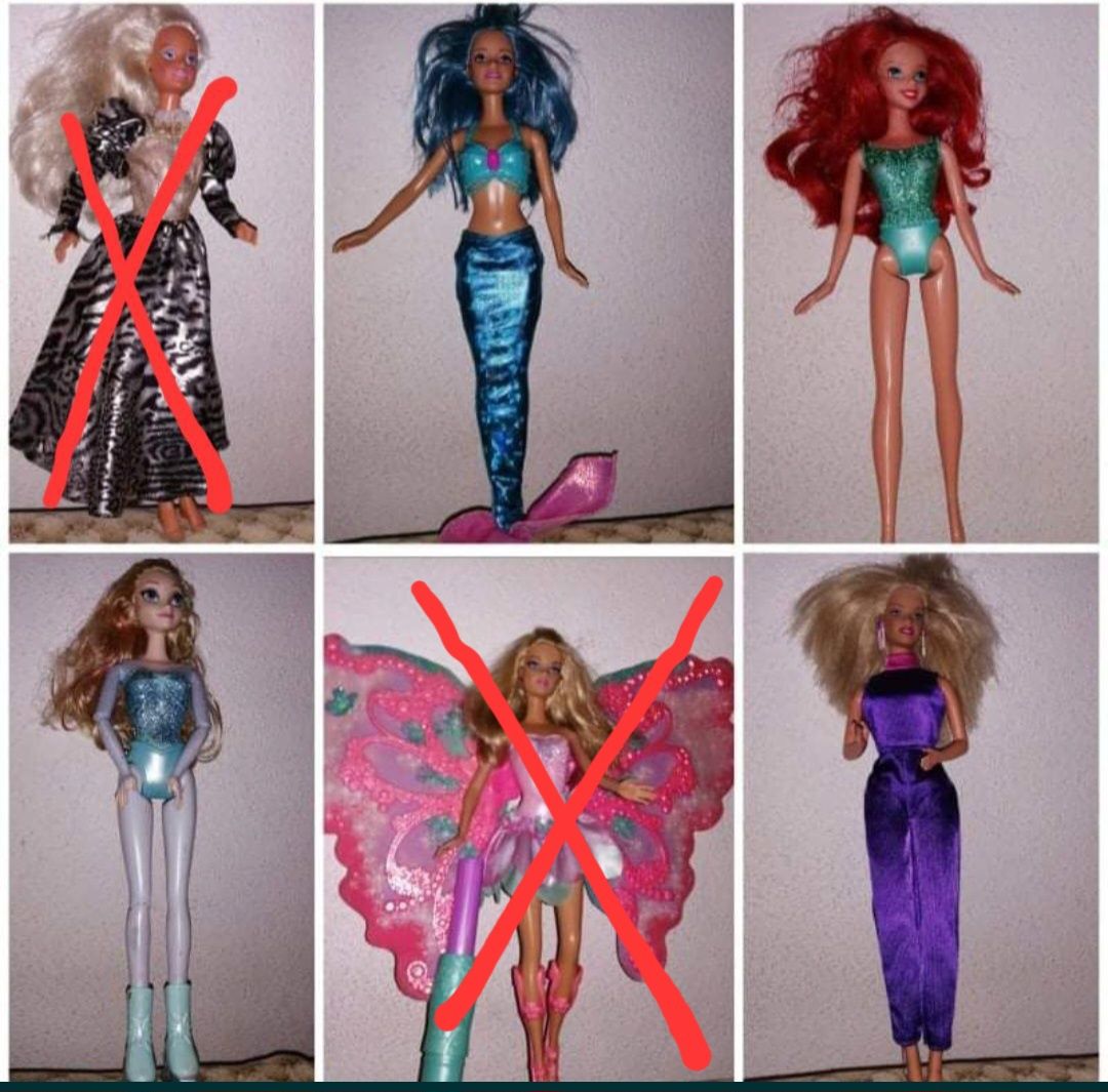 Barbie borboleta, sereia, bonecas, brinquedos.