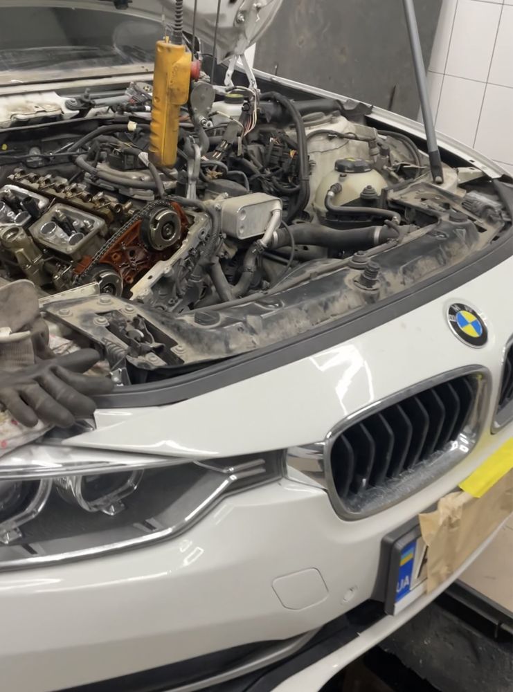 замена цепи ГРМ BMW n20, n26, n55