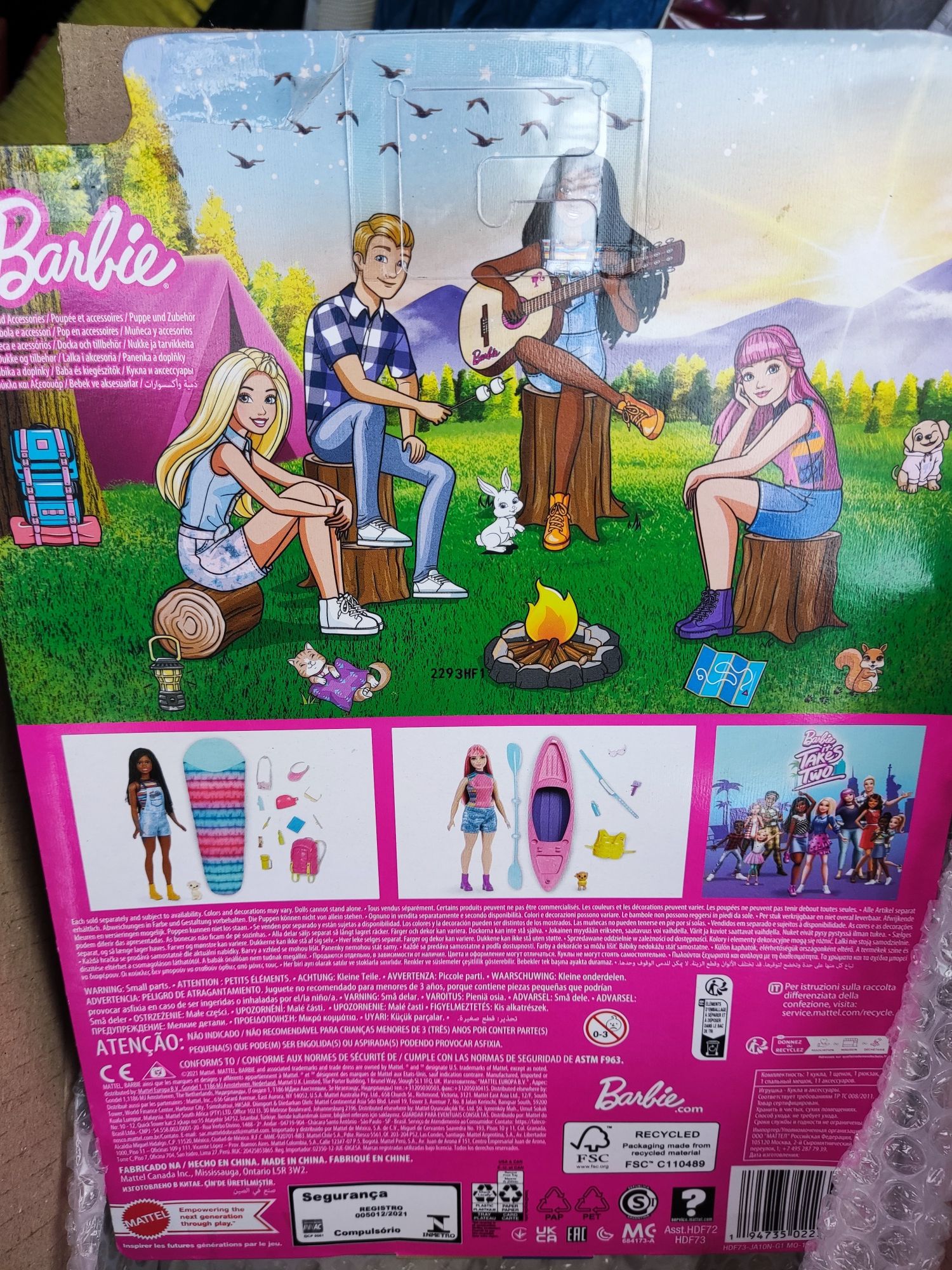 Лялка Барбі Barbie кемпінг малібу