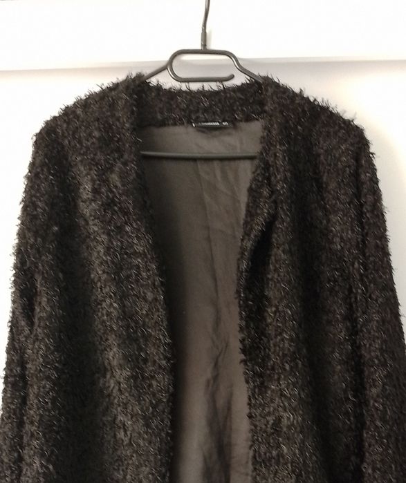 Włochaty kardigan sweter damski Joanna rozm.L