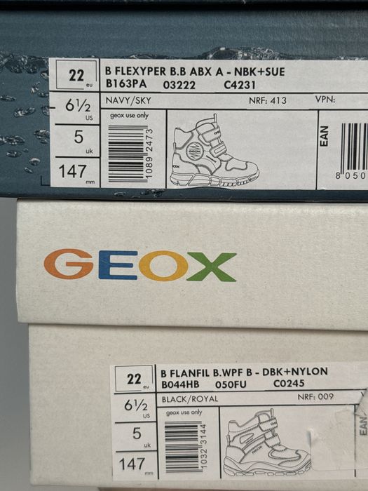 22,24 розмір Зимові черевики Geox