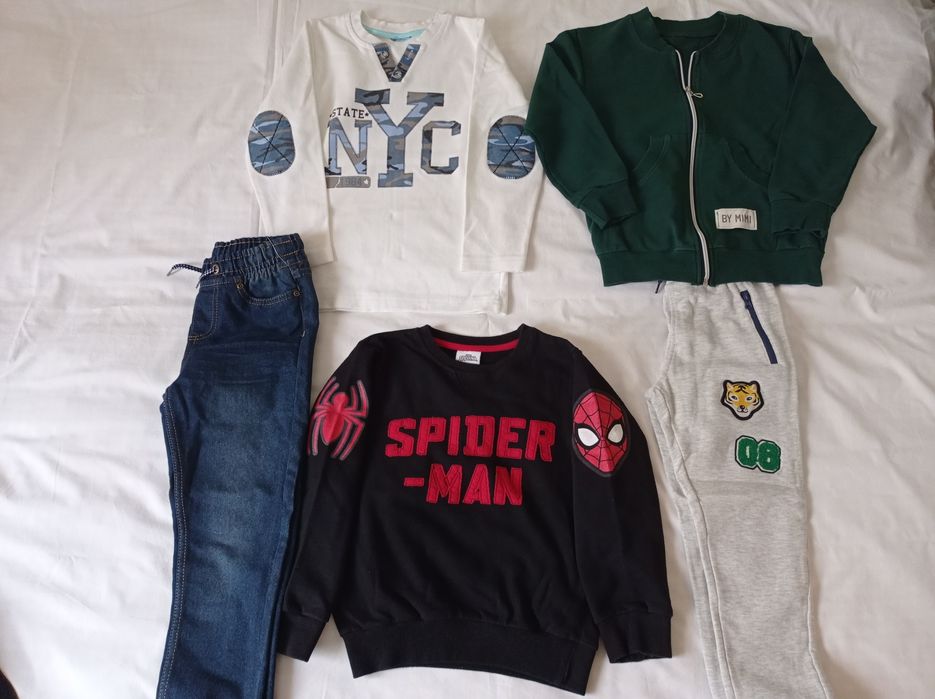 Ubranka dla chłopca rozm 122