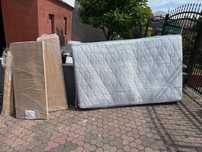 Łóżko IKEA MALM + materac IKEA vagstranda 140x200