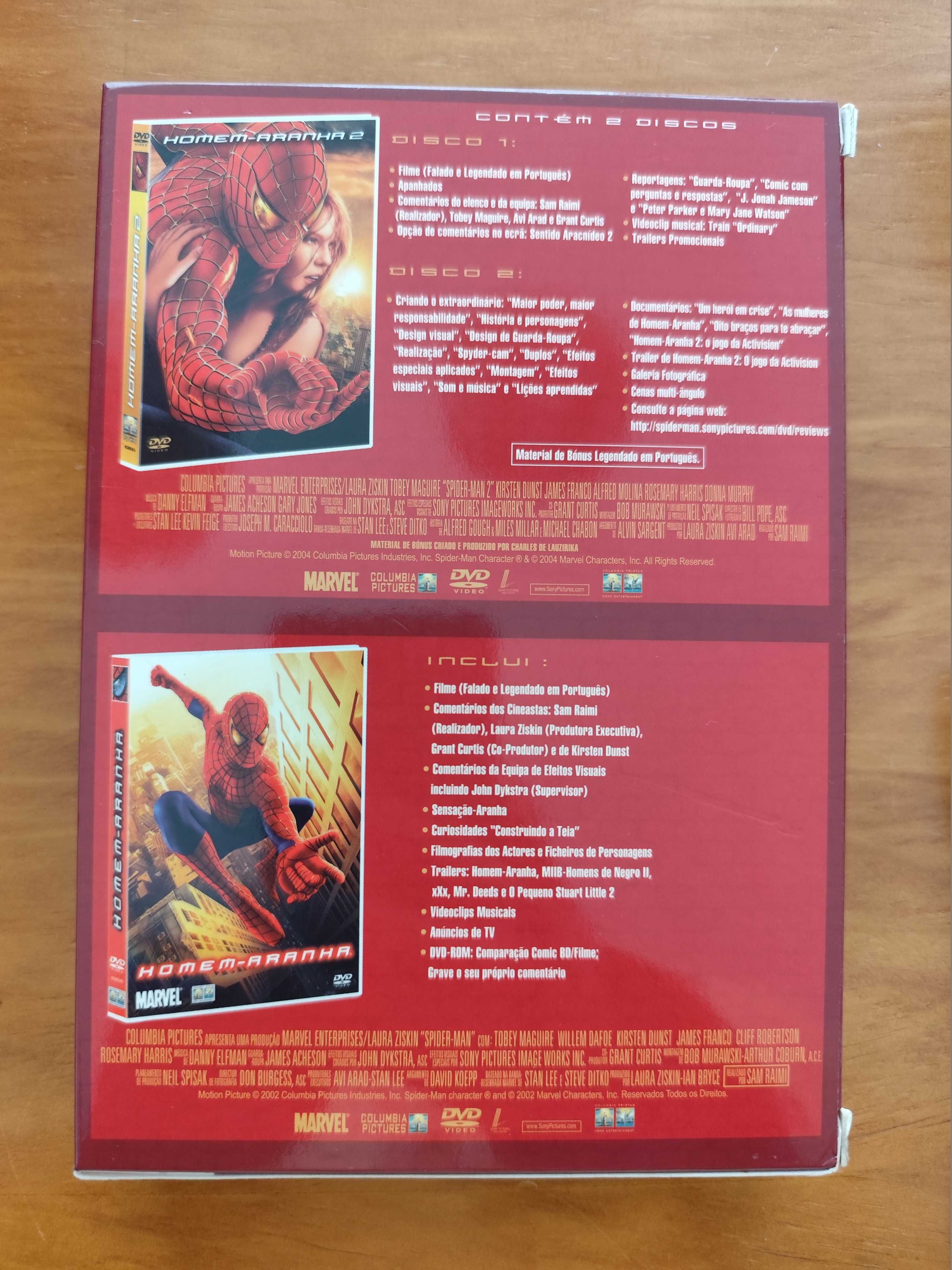 DVD Pack Especial Homem-Aranha e Homem-Aranha 2