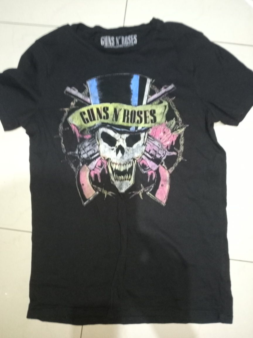 Koszulka Guns N Rose rock metal czarna S