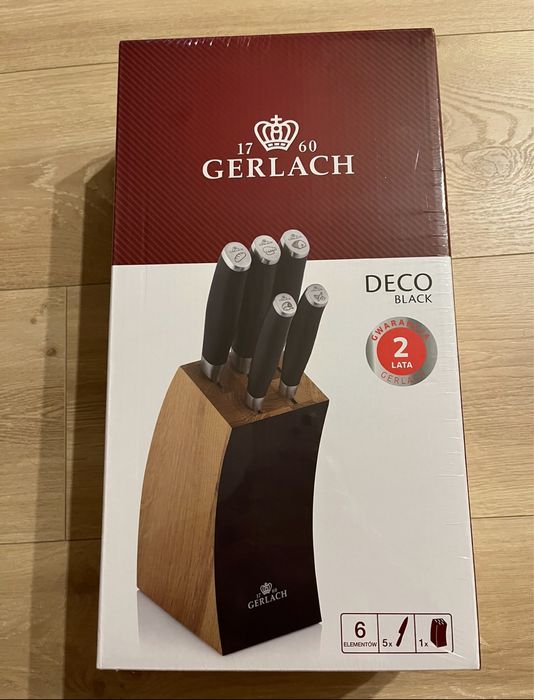 Zestaw nowych nozy gerlach deco black
