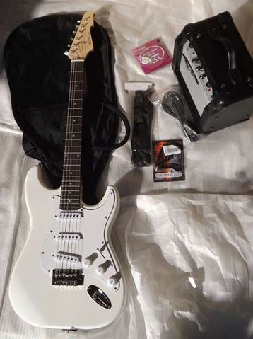 Guitarra eletrica branca MSA (kit)