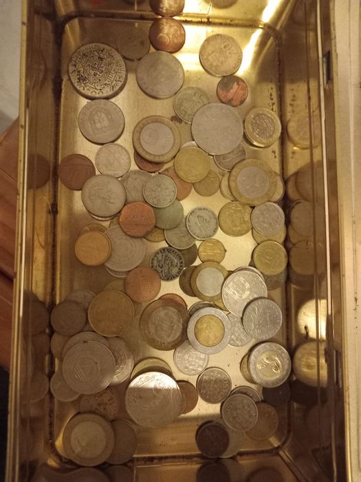 Moedas antigas maioria portuguesas