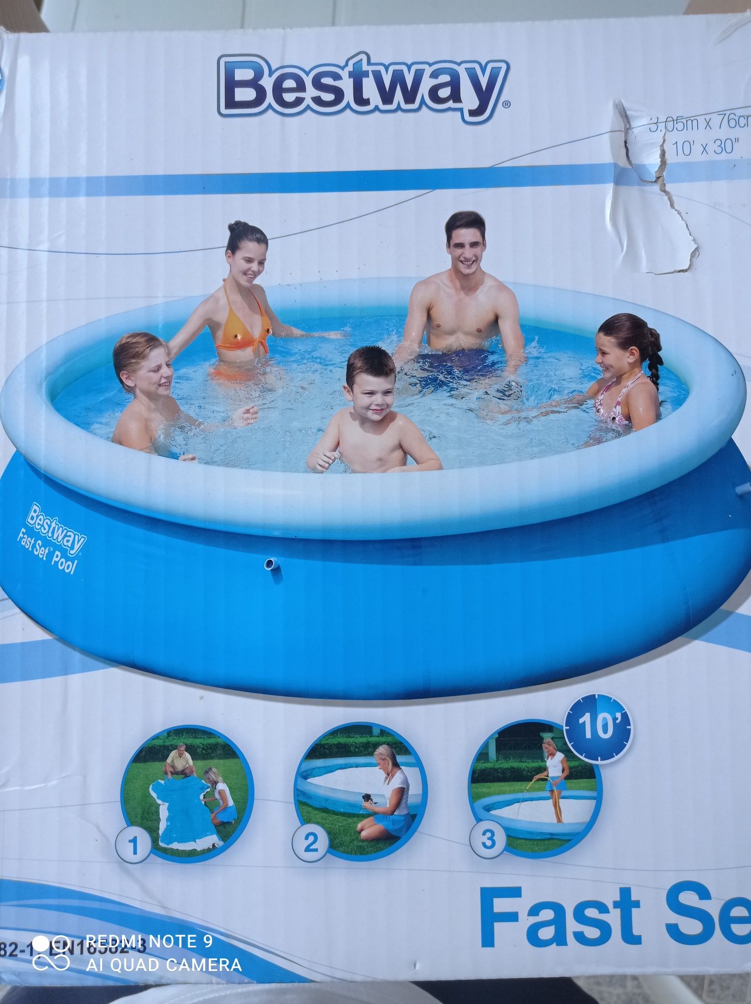 Piscina Bestway como nova