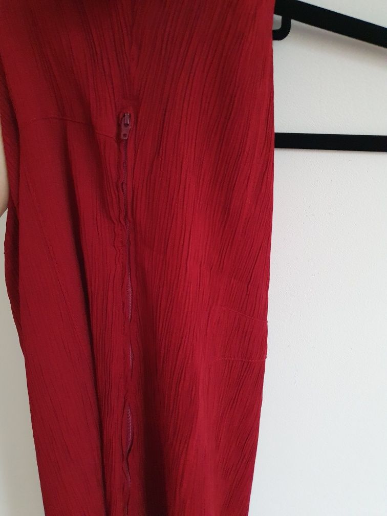 Sukienka czerwona/ bordowa ala hiszpanka r.38 M.